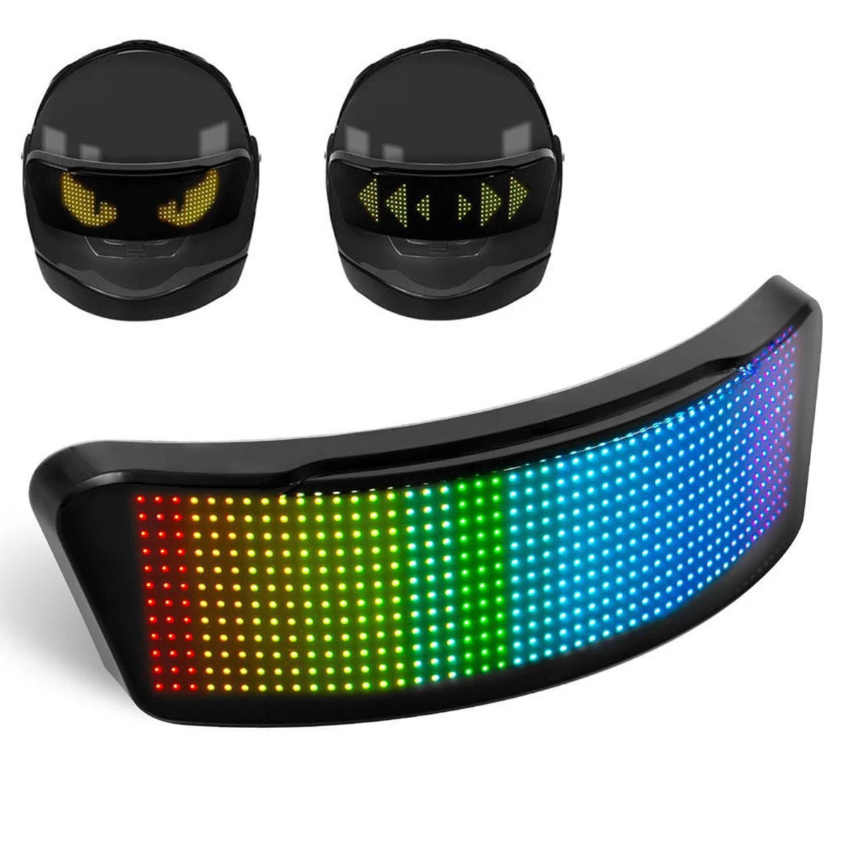 Motorcycle Helmet Programmable LED Display