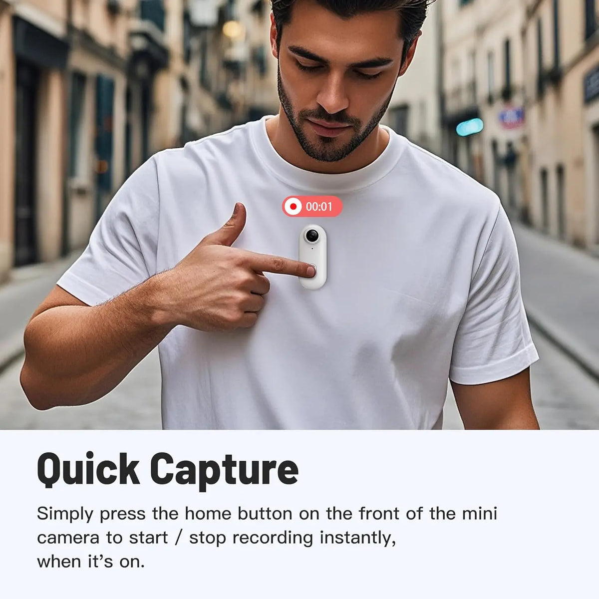 Portable POV Action Camera