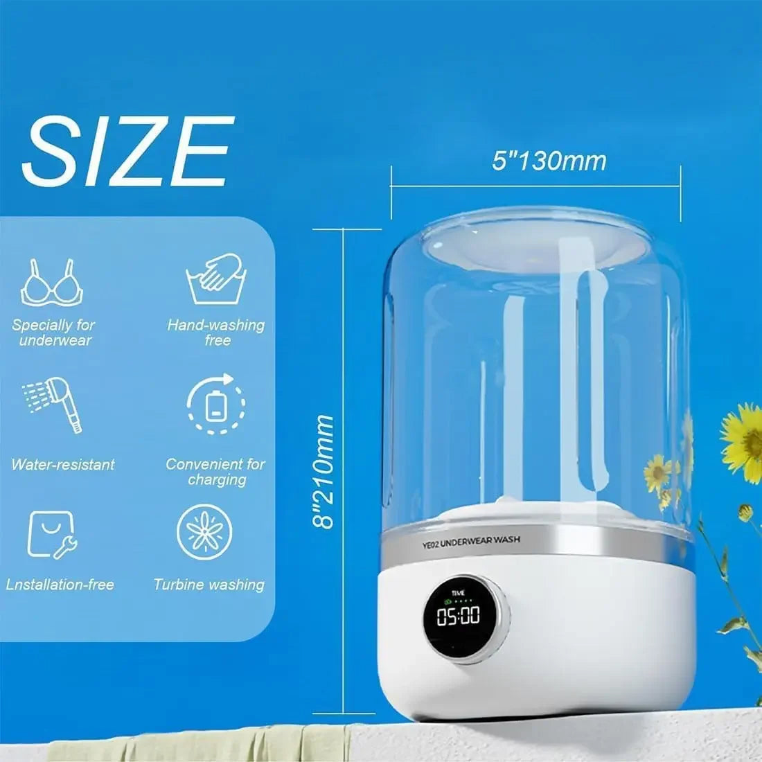 Portable Mini Washing Machine