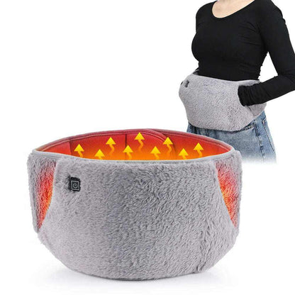 Electric heating waist belt providing targeted warmth and muscle relief