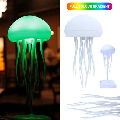 Jellyfish night light with color-changing LED glow