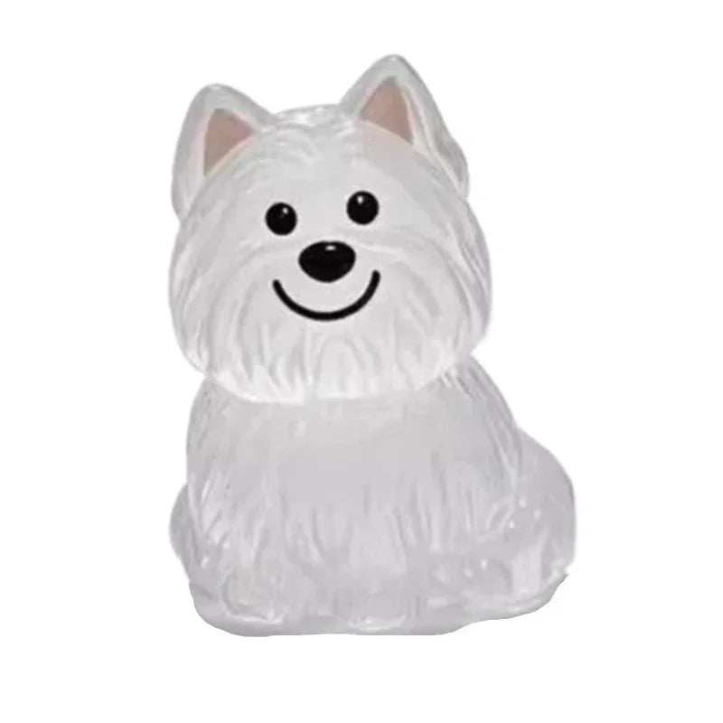 Pet hair keychain with transparent capsule holding fur