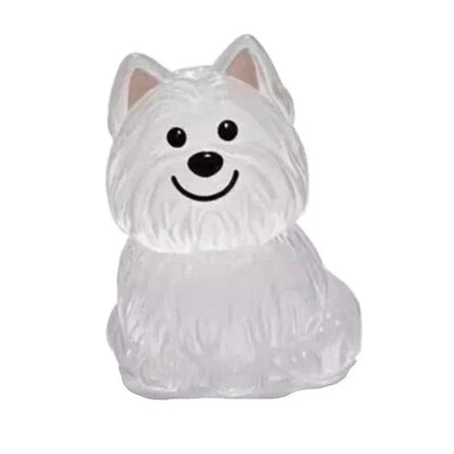 Pet hair keychain with transparent capsule holding fur