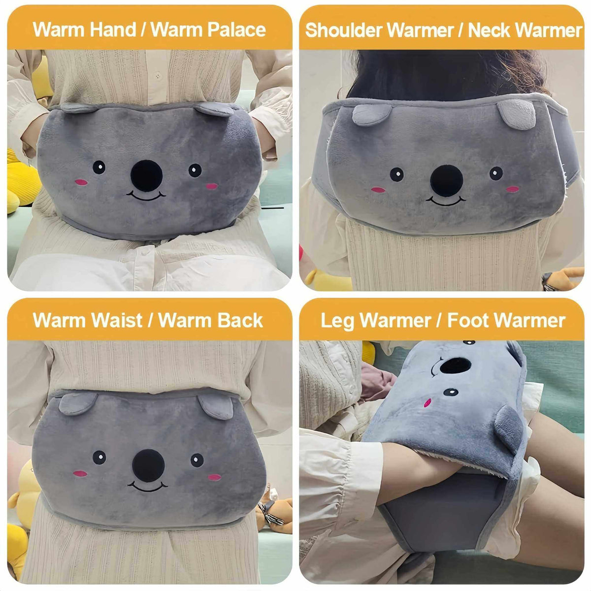 waistband with hot water bag pain relief wrap