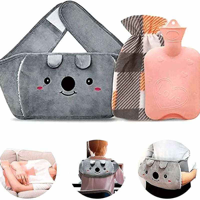 Waistband with hot water bag for soothing warmth and pain relief