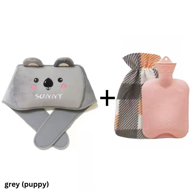 Waistband with hot water bag providing soothing warmth